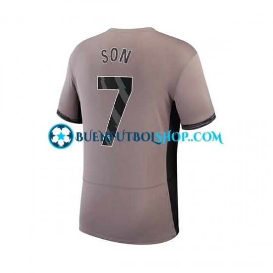 Camiseta de Fútbol Tottenham Hotspur Son Heung-min 7 2023-2024 Tercera Equipación Manga Corta Hombre