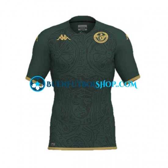 Camiseta de Fútbol Túnez World Cup 2022 Tercera Equipación Manga Corta Hombre