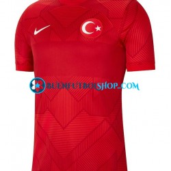 Camiseta de Fútbol Turquía 2022-2023 Segunda Equipación Manga Corta Hombre