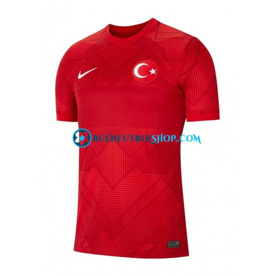 Camiseta de Fútbol Turquía 2022-2023 Segunda Equipación Manga Corta Hombre