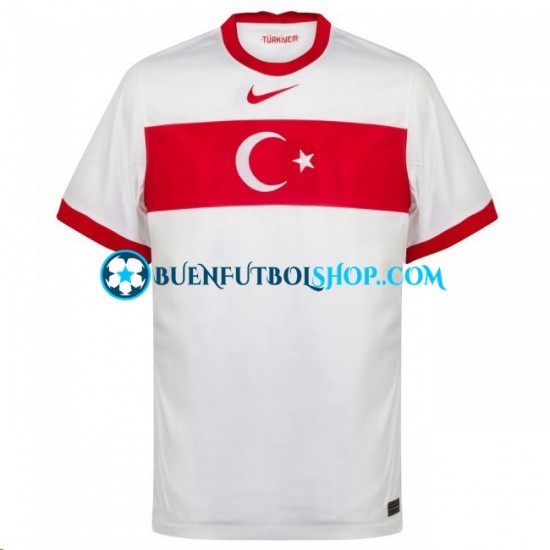 Camiseta de Fútbol Turquía Euro 2020 Primera Equipación Manga Corta Hombre