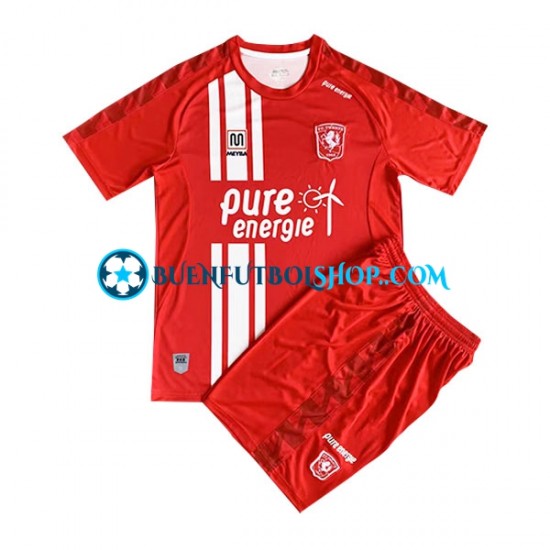 Camiseta de Fútbol Twente 2022-2023 Primera Equipación Manga Corta Niño