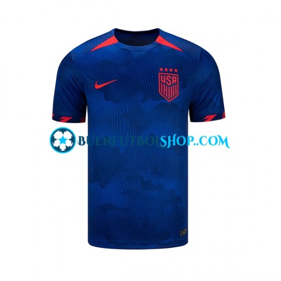 Camiseta de Fútbol Estados Unidos 2023 Segunda Equipación Manga Corta Hombre