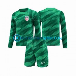 Camiseta de Fútbol Estados Unidos Portero 2023-2024 Primera Equipación Manga Larga Niño Camiseta de Fútbol Estados Unidos Portero 2023-2024 Primera Equipación Manga Larga Niño