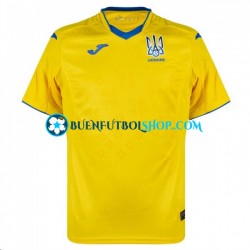 Camiseta de Fútbol Ucrania 2020-2021 Primera Equipación Manga Corta Hombre
