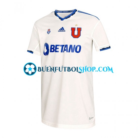 Camiseta de Fútbol Universidad de Chile 2022 Segunda Equipación Manga Corta Hombre