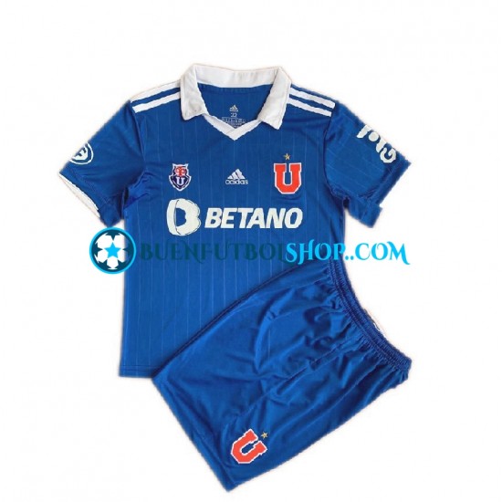 Camiseta de Fútbol Universidad de Chile 2022 Primera Equipación Manga Corta Niño