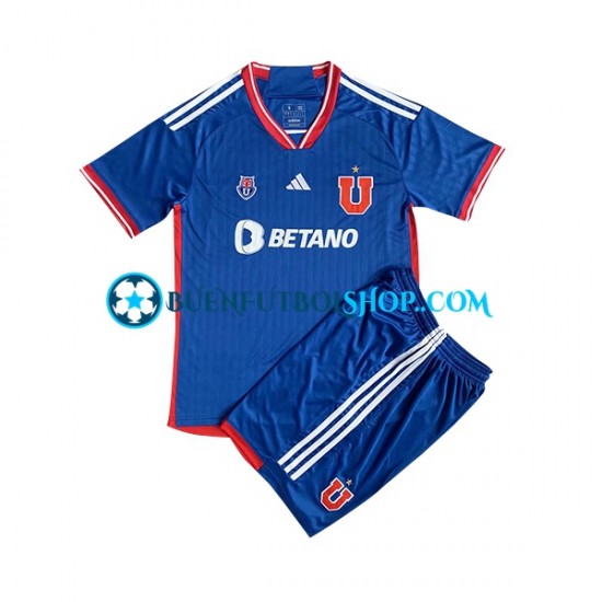 Camiseta de Fútbol Universidad de Chile 2023 Primera Equipación Manga Corta Niño