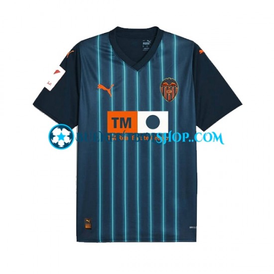 Camiseta de Fútbol Valencia CF 2023-2024 Segunda Equipación Manga Corta Hombre