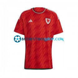 Camiseta de Fútbol Gales World Cup 2022 Primera Equipación Manga Corta Hombre