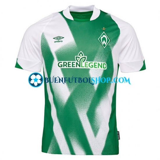 Camiseta de Fútbol Werder Bremen 2022-2023 Primera Equipación Manga Corta Hombre