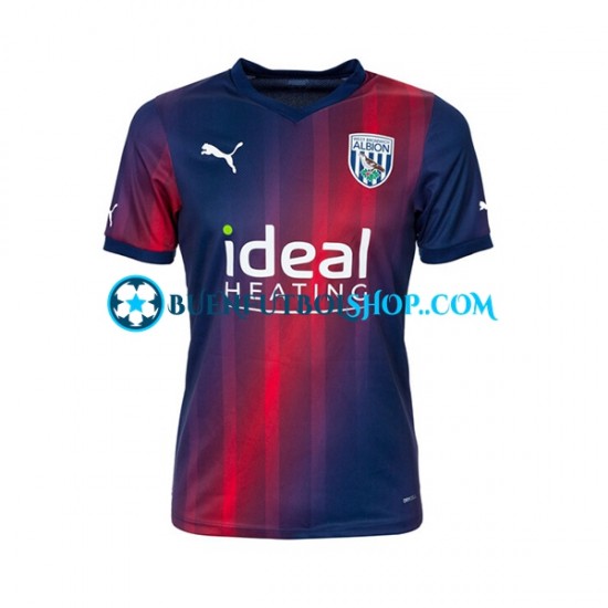 Camiseta de Fútbol West Bromwich Albion 2023-2024 Tercera Equipación Manga Corta Hombre