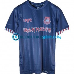 Camiseta de Fútbol West Ham United Iron Maiden Segunda Equipación Manga Corta Hombre