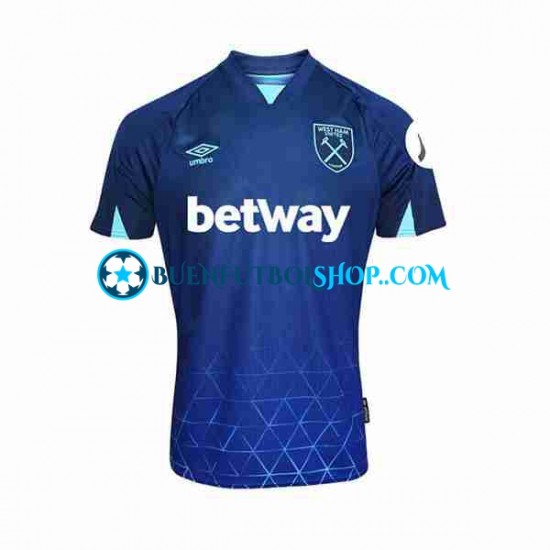 Camiseta de Fútbol West Ham United 2023-2024 Tercera Equipación Manga Corta Hombre