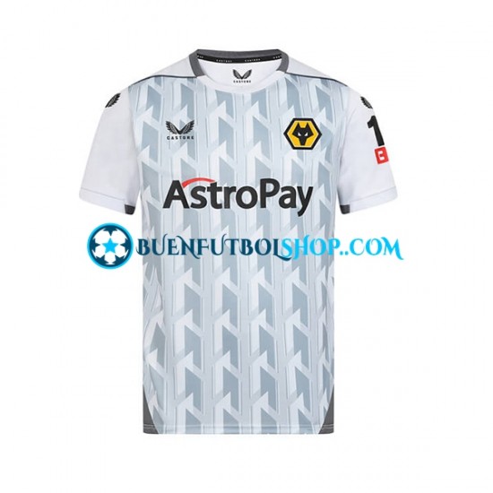 Camiseta de Fútbol Wolverhampton Wanderers 2023-2024 Tercera Equipación Manga Corta Hombre