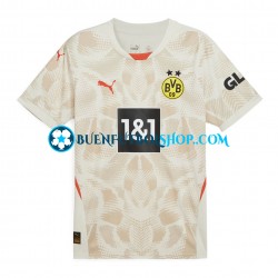Camiseta de Fútbol Borussia Dortmund Portero 2024-2025 Segunda Equipación Manga Corta Hombre