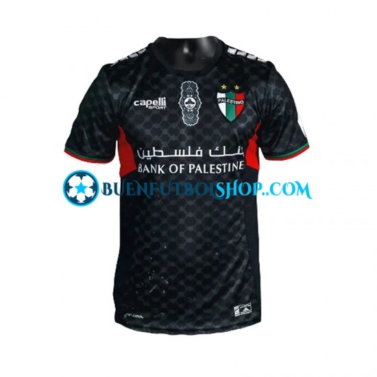 Camiseta de Fútbol Club Deportivo Palestino 2024-2025 Segunda Equipación Manga Corta Hombre