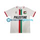 Camiseta de Fútbol Club Deportivo Palestino Center Stripre 2024-2025 Segunda Equipación Manga Corta Hombre