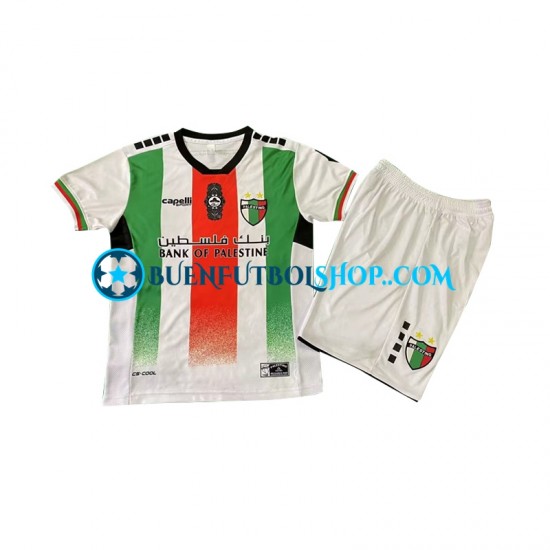 Camiseta de Fútbol Club Deportivo Palestino 2024-2025 Primera Equipación Manga Corta Niño