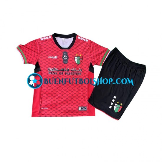 Camiseta de Fútbol Club Deportivo Palestino Portero 2024-2025 Primera Equipación Manga Corta Niño