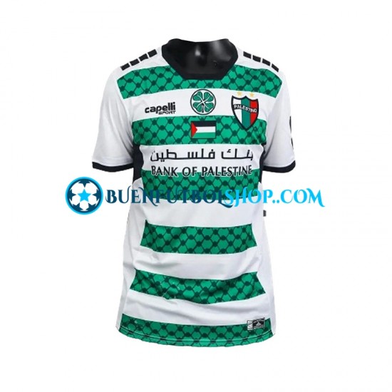 Camiseta de Fútbol Club Deportivo Palestino 2024-2025 Tercera Equipación Manga Corta Hombre