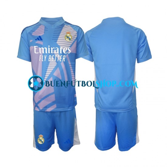 Camiseta de Fútbol Real Madrid Portero 2024-2025 Primera Equipación Manga Corta Niño