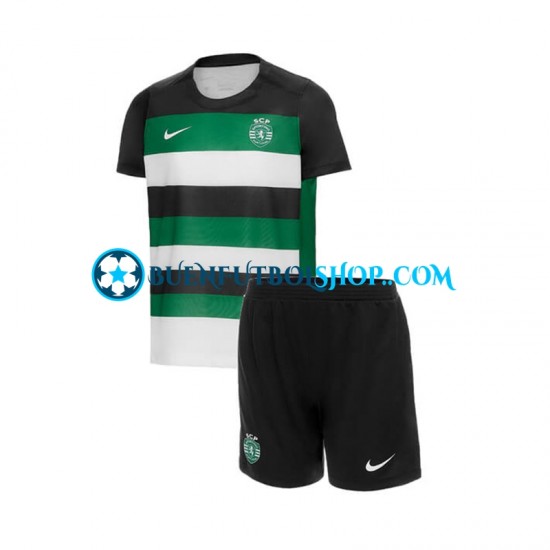 Camiseta de Fútbol Sporting CP 2024-2025 Primera Equipación Manga Corta Niño