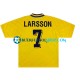 Camiseta de Fútbol Suecia Henrik Larsson 7 Retro 1994 Primera Equipación Manga Corta Hombre