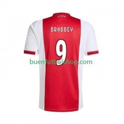 Camiseta de Fútbol AFC Ajax Brian Brobbey 9 2025-2026 Primera Equipación Manga Corta Hombre Camiseta de Fútbol AFC Ajax Brian Brobbey 9 2025-2026 Primera Equipación Manga Corta Hombre
