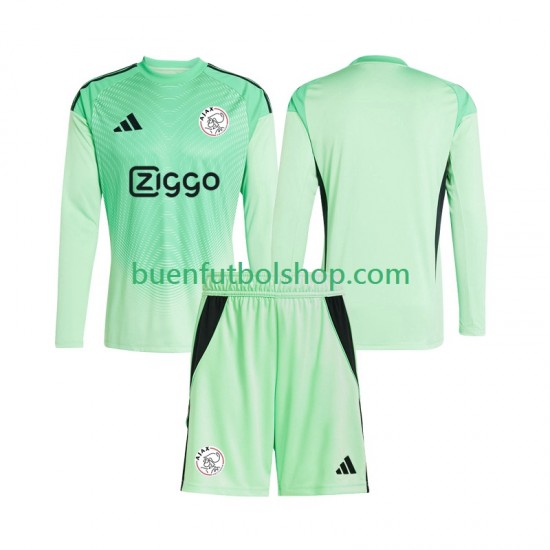 Camiseta de Fútbol AFC Ajax Portero 2025-2026 Primera Equipación Manga Larga Niño