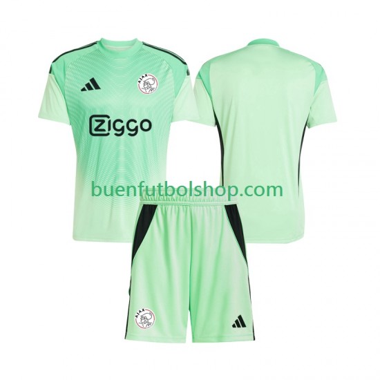 Camiseta de Fútbol AFC Ajax Portero 2025-2026 Primera Equipación Manga Corta Niño