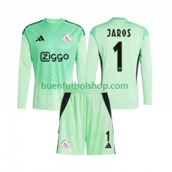 Camiseta de Fútbol AFC Ajax Portero Vitezslav Jaros 1 2025-2026 Primera Equipación Manga Larga Niño