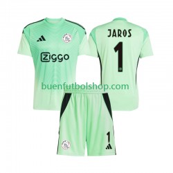 Camiseta de Fútbol AFC Ajax Portero Vitezslav Jaros 1 2025-2026 Primera Equipación Manga Corta Niño