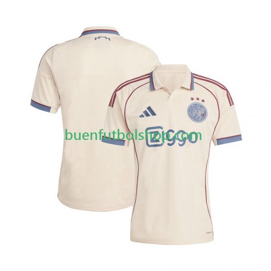 Camiseta de Fútbol AFC Ajax 2025-2026 Tercera Equipación Manga Corta Hombre