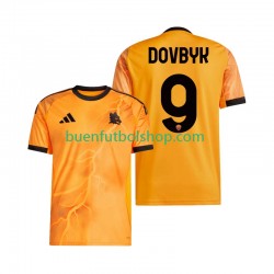 Camiseta de Fútbol AS Roma Artem Dovbyk 9 2025-2026 Segunda Equipación Manga Corta Hombre