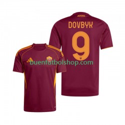 Camiseta de Fútbol AS Roma Artem Dovbyk 9 2025-2026 Primera Equipación Manga Corta Hombre