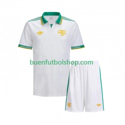 Camiseta de Fútbol AS Roma 2025-2026 Tercera Equipación Manga Corta Niño