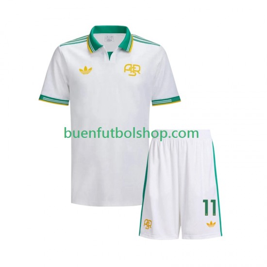 Camiseta de Fútbol AS Roma Evan Ferguson 11 2025-2026 Tercera Equipación Manga Corta Niño