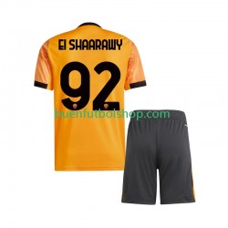 Camiseta de Fútbol AS Roma Stephan El Shaarawy 92 2025-2026 Segunda Equipación Manga Corta Niño
