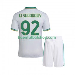 Camiseta de Fútbol AS Roma Stephan El Shaarawy 92 2025-2026 Tercera Equipación Manga Corta Niño