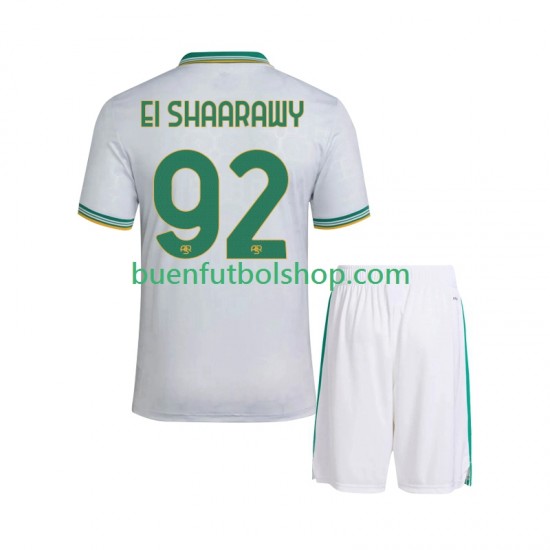 Camiseta de Fútbol AS Roma Stephan El Shaarawy 92 2025-2026 Tercera Equipación Manga Corta Niño
