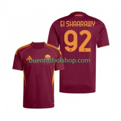 Camiseta de Fútbol AS Roma Stephan El Shaarawy 92 2025-2026 Primera Equipación Manga Corta Hombre