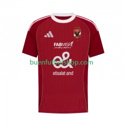 Camiseta de Fútbol Al Ahly SC 2025-2026 Primera Equipación Manga Corta Hombre