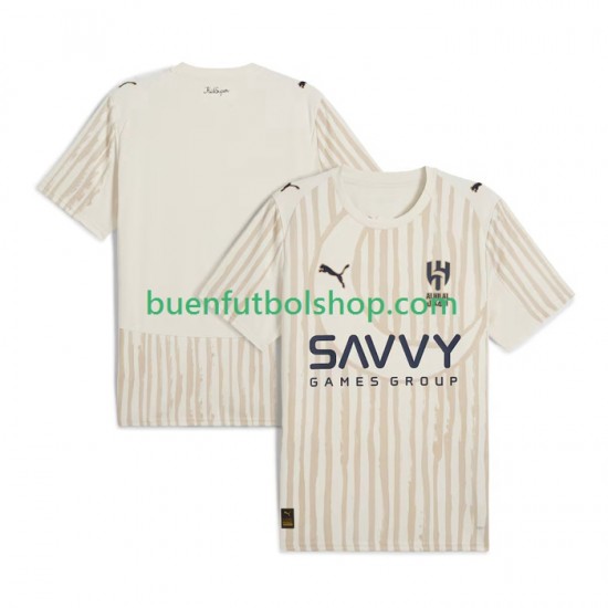 Camiseta de Fútbol Al Hilal CWC 2025-2026 Segunda Equipación Manga Corta Hombre