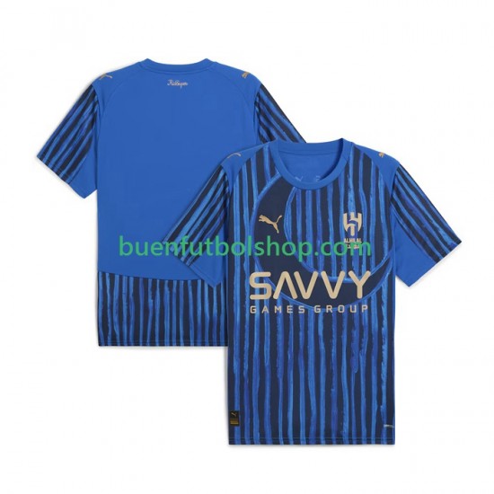 Camiseta de Fútbol Al Hilal CWC 2025-2026 Primera Equipación Manga Corta Hombre