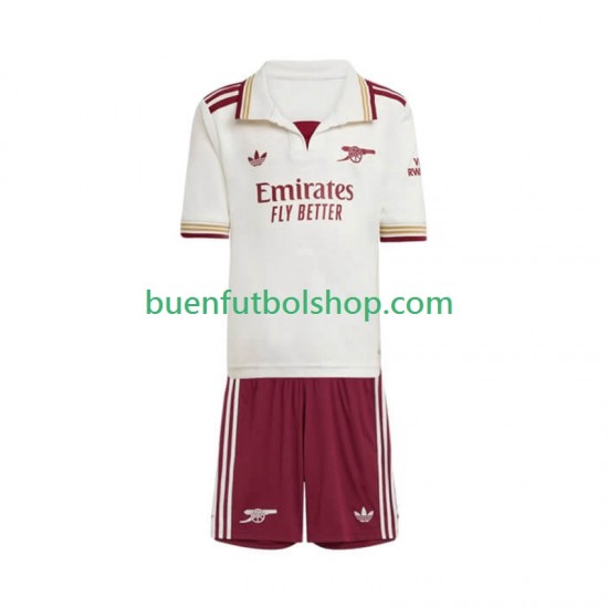 Camiseta de Fútbol Arsenal 2025-2026 Tercera Equipación Manga Corta Niño