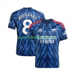 Camiseta de Fútbol Arsenal Martin Odegaard 8 2025-2026 Segunda Equipación Manga Corta Hombre