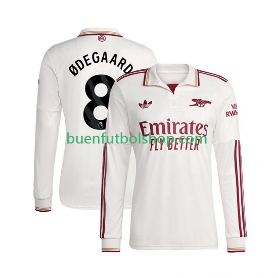 Camiseta de Fútbol Arsenal Martin Odegaard 8 2025-2026 Tercera Equipación Manga Larga Hombre