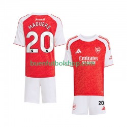 Camiseta de Fútbol Arsenal Noni Madueke 20 2025-2026 Primera Equipación Manga Corta Niño