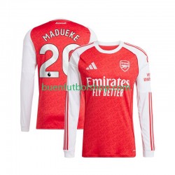 Camiseta de Fútbol Arsenal Noni Madueke 20 2025-2026 Primera Equipación Manga Larga Hombre